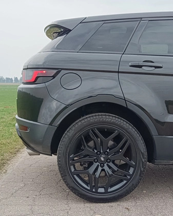 Land Rover Range Rover Evoque cena 116900 przebieg: 75000, rok produkcji 2018 z Warszawa małe 562